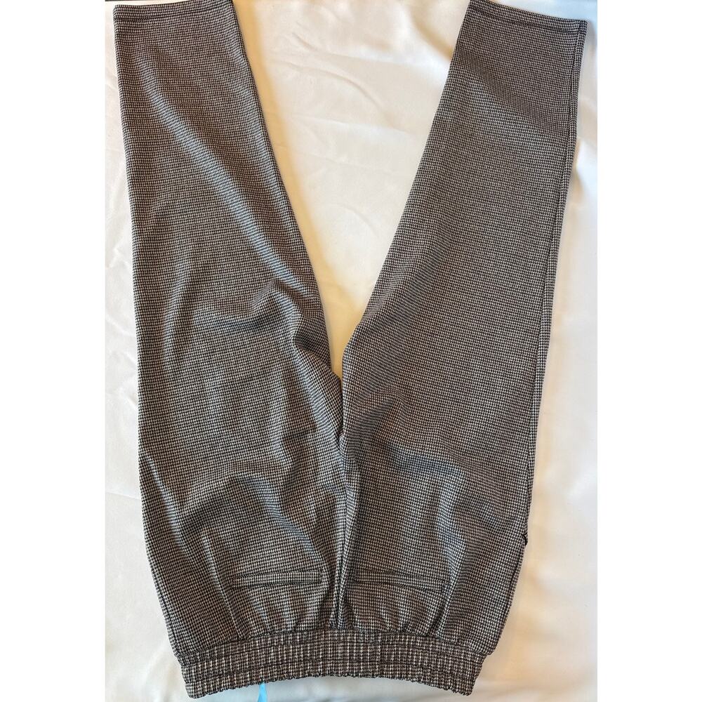 Houndstooth Ankle Pants Elastic Waist Workwear & Casual Trousers XS - Picture 6 of 8